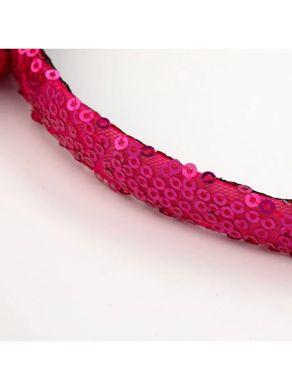 Women Red/Pink Shiny Bow Mickey Mouse Hair Headband For Cosplay